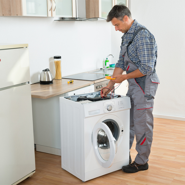 can you walk me through the steps of troubleshooting my washer issue in Edgewater Estates